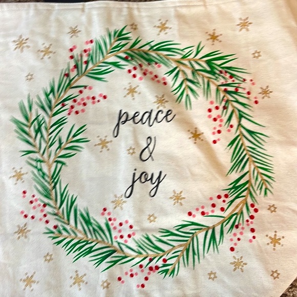 NWT-Christmas Tote Extra Large | double sided | measurements | 23”x18”x9” | - Picture 2 of 10